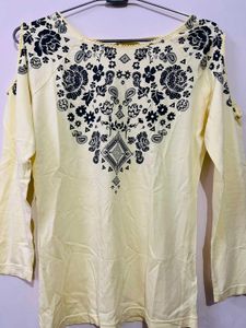 Floral Cold Shoulder Top