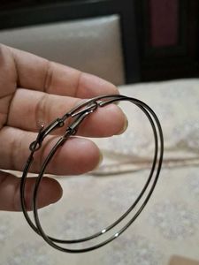 Silver Hoop Earrings