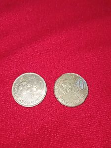 50 Sen Coins - Malaysia