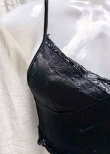 HOT BLACK CORSET TOP