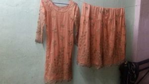 Full Work Sharara Suit 2 Piece