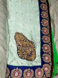 Elegant Embroidered Saree