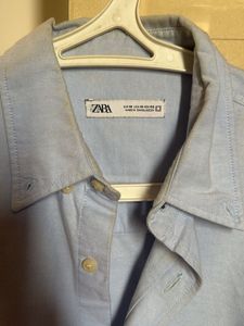 Zara Blue Oxford Shirt
