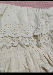 American eagle Lace Trim Crop Top
