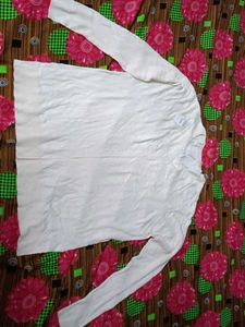 White Long Sleeve Top