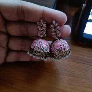 Pink Earrings