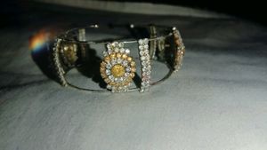 Earings..Jhumka Gold Coloured And Free Small Girls Bracelet