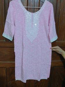 Short Kurta With Salwar And Dupatta