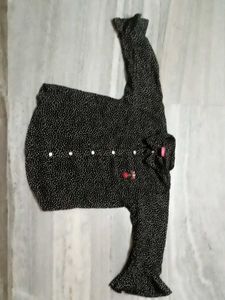 A Beautiful Polka Doted Girl's Shirt