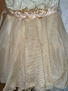 Beige Girls Frock