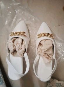 Elegant White Heels