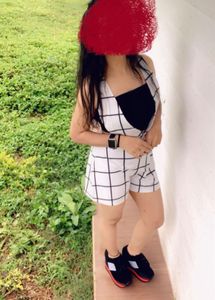 Chic Black &amp; White Mini Dress