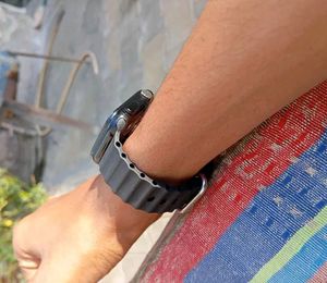 Black Stylesh  Digital Watch With Branded Strap