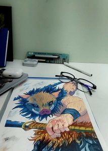 Inozuke Sketch|| Watercolor Painting|| Anime||