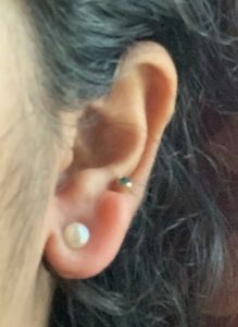 Max Silver Tone Hoop Earrings