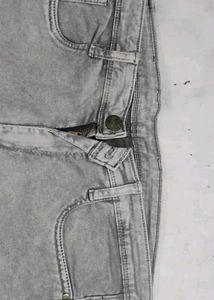 Gray Cargo Jeans