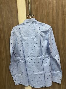Blue Reindeer Print Shirt