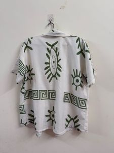 Patterned White Co-Ord Set