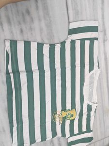 Striped Graphic Tee