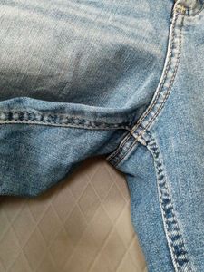 (34) Blue Straightfit Jeans