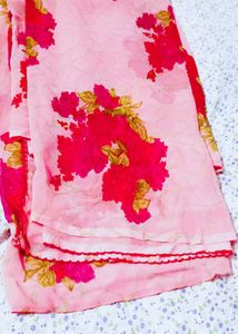 Elegant Floral Saree
