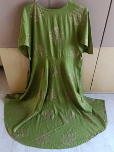 Elegant Green A-line Kurta