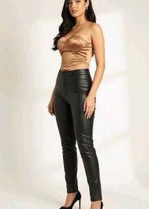 Bronze Satin Corset Top