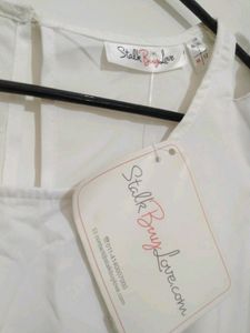 Stalk Brand New Dress M Size Bow Design On Back