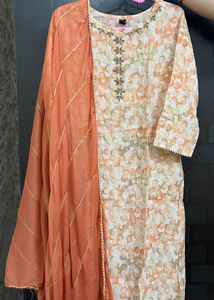 Elegant printed Kurta Set