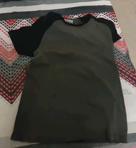 Two-Tone Casual T-Shirt