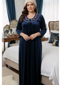 Elegant Velvet Nightgown