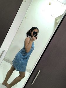 Vintage Denim Mini Dress