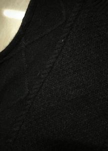 Black Sweater Vest