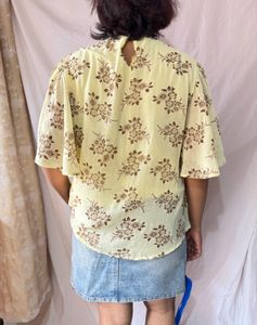 Floral Yellow Top