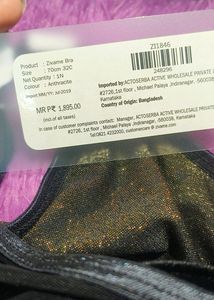 Glittered Blouse Bra