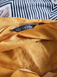 Goldenrod Tunic with Delicate Embroidery