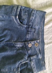 Stylish Woven Detail Jeans