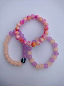 Bisexual Crystal Beaded Bracelets Combo Of 3