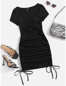 Black Cutout Mini Dress ( bust 36 till 40)