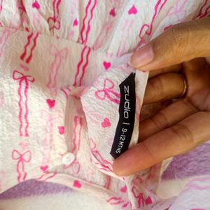 Pink Bow Two-Piece Set