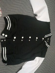 Back White Korean Jacket
