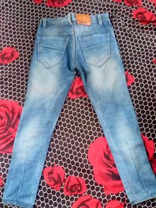 Ripped Light Wash Denim Jeans