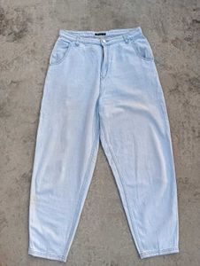 Light Wash Baggy Jeans womens