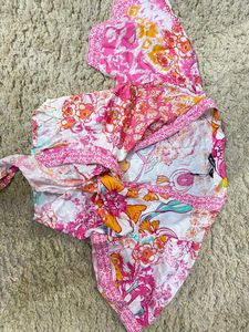 Floral Print Crop Top