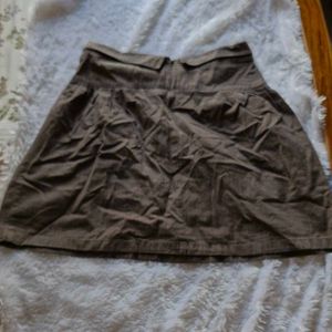 Checked Brown Skirt