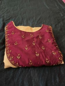 TRADITIONAL KURTA WITH HANDWORK