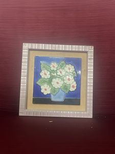 Floral Tile Art-set of 2