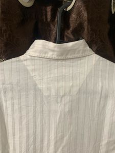 ZUDIO WOMEN'S WHITE POPLIN SHIRT