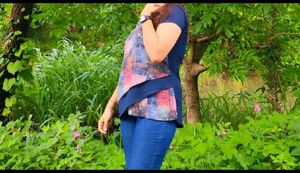 Navy Blue Top