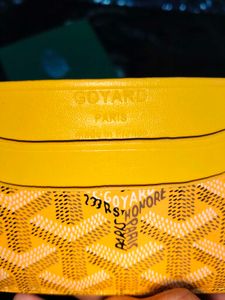 Goyard Card Holder &#34;Yellow&#34;